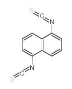 Isothiocyanic acid, 1,5-naphthylene ester Structure