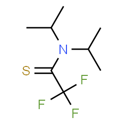 Ethanethioamide,2,2,2-trifluoro-N,N-bis(1-methylethyl)- structure