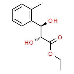 Benzenepropanoic acid, alpha,ba-dihydroxy-2-methyl-, ethyl ester, (alphaR,baR)-rel- (9CI) picture