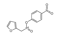 furan-2-ylmethyl-(4-nitrophenoxy)-oxophosphanium Structure