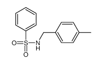 N-[(4-methylphenyl)methyl]benzenesulfonamide结构式