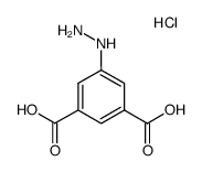 5-hydrazinylisophthalic acid hydrochloride Structure