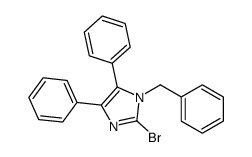 1-benzyl-2-bromo-4,5-diphenylimidazole Structure