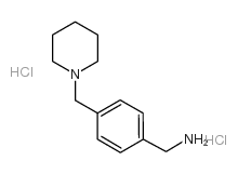 4-(1-哌啶甲基)苯甲胺二盐酸盐结构式