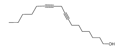 8,11-heptadecadiyn-1-ol结构式