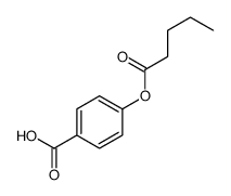 4-pentanoyloxybenzoic acid Structure