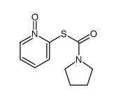 S-(1-oxidopyridin-1-ium-2-yl) pyrrolidine-1-carbothioate Structure