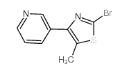 3-(2-溴-5-甲基-4-噻唑)吡啶结构式