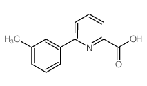 6-间甲苯-吡啶-2-羧酸结构式