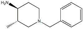 4-PiperidinaMine, 3-Methyl-1-(phenylMethyl)-, trans- (9CI) structure