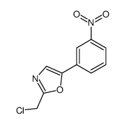 2-(chloromethyl)-5-(3-nitrophenyl)-1,3-oxazole Structure