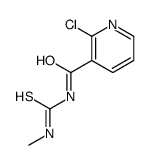 2-chloro-N-(methylcarbamothioyl)pyridine-3-carboxamide结构式