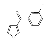 3-(3-FLUOROBENZOYL)THIOPHENE structure