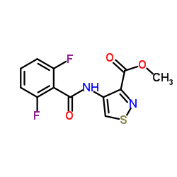 Methyl 4-[(2,6-difluorobenzoyl)amino]-1,2-thiazole-3-carboxylate Structure