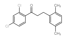 2',4'-DICHLORO-3-(2,5-DIMETHYLPHENYL)PROPIOPHENONE结构式