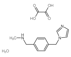 1-[4-(imidazol-1-ylmethyl)phenyl]-N-methylmethanamine,oxalic acid结构式