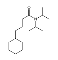 4-cyclohexyl-N,N-di(propan-2-yl)butanamide Structure