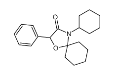 4-cyclohexyl-2-phenyl-1-oxa-4-azaspiro[4.5]decan-3-one结构式