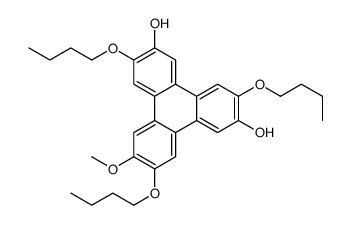 3,7,11-tributoxy-10-methoxytriphenylene-2,6-diol Structure