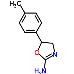 5-(4-Methylphenyl)-4,5-dihydro-1,3-oxazol-2-amine Structure