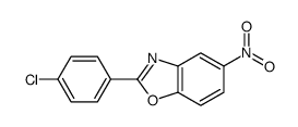 2-(4-chlorophenyl)-5-nitro-1,3-benzoxazole Structure