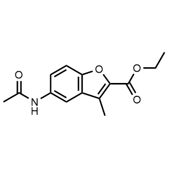 5-乙酰氨基-3-甲基苯并呋喃-2-羧酸乙酯图片