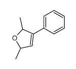 2,5-Dimethyl-3-phenyl-2,5-dihydro-furan结构式