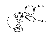 3,4-di(4-aminophenyl)[3]ferrocenophane结构式