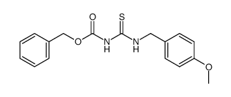 1-(benzyloxycarbonyl)-3-(4'methoxybenzyl)thiourea Structure