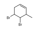 4,5-dibromo-3-methylcyclohex-1-ene结构式