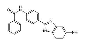 N-[4-(5-Aminobenzimidazol-2-yl)phenyl]benzamide structure