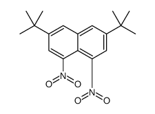 3,6-ditert-butyl-1,8-dinitronaphthalene Structure