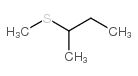 sec-butyl methyl sulfide structure