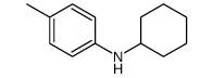 N-cyclohexyl-4-methylaniline structure