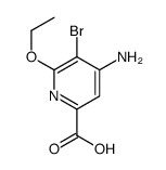 4-AMINO-5-BROMO-6-ETHOXYPICOLINIC ACID structure