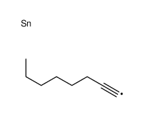 trimethyl(oct-1-ynyl)stannane结构式