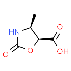 5-Oxazolidinecarboxylicacid,4-methyl-2-oxo-,(4S-cis)-(9CI)结构式