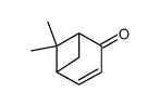 (1R,5R)-6,6-Dimethylbicyclo[3.1.1]hept-3-en-2-one structure