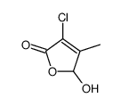 3-chloro-4-methyl-5-hydroxy-2(5H)-furanone结构式