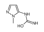 (2-methylpyrazol-3-yl)urea结构式