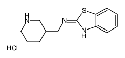 Benzothiazol-2-yl-piperidin-3-ylmethyl-amine hydrochloride Structure