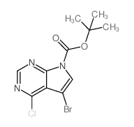 5-溴-4-氯-7H-吡咯并[2,3-d]嘧啶-7-羧酸叔丁酯图片