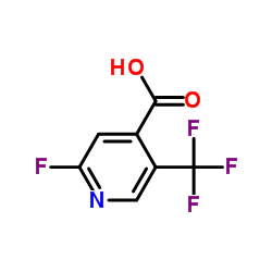 2-Fluoro-5-(trifluoromethyl)isonicotinic acid structure