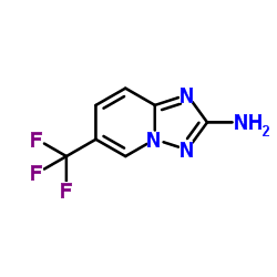 6-(三氟甲基)-[1,2,4]三唑并[1,5-a]吡啶-2-胺结构式