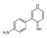 3-(4-aminophenyl)pyridin-4-amine structure