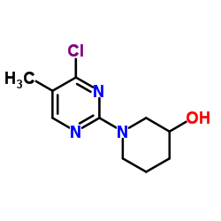 1-(4-Chloro-5-methyl-2-pyrimidinyl)-3-piperidinol图片