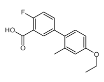 5-(4-ethoxy-2-methylphenyl)-2-fluorobenzoic acid Structure