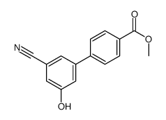 methyl 4-(3-cyano-5-hydroxyphenyl)benzoate Structure