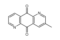 3-methyl-1,5-diaza-9,10-anthraquinone结构式