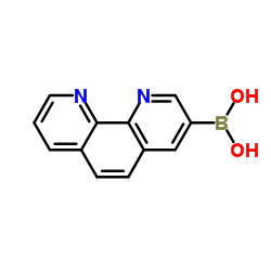 1,10-Phenanthrolin-3-ylboronic acid结构式